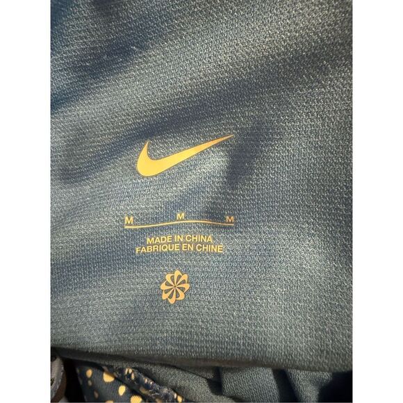 Nike Women's Size M Water Dots One Piece Swimsuit Light Blue Keyhole Back NWT - Picture 11 of 14